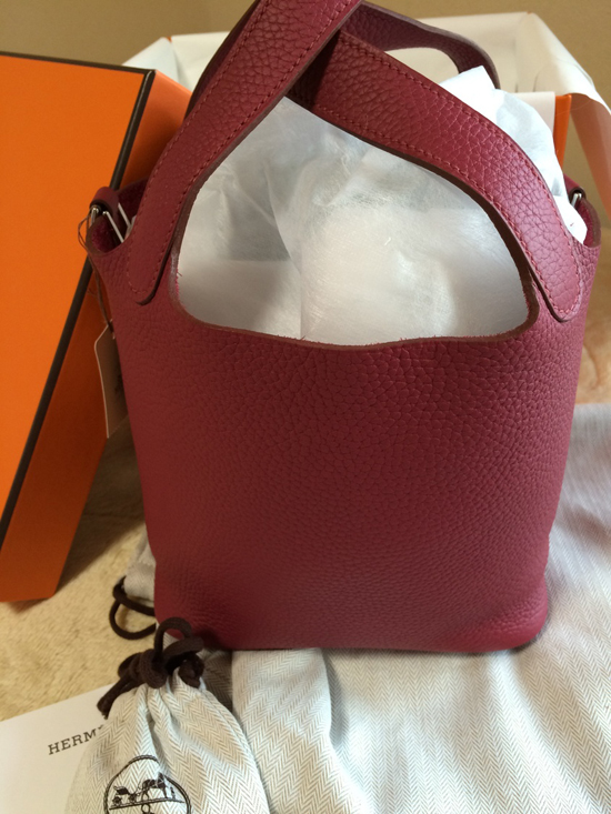 24H限定SALE★HERMES コピー★即発ピコタンロックPM18cm完売ルビーT刻印6060735